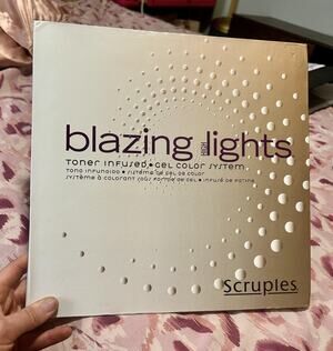 SCRUPLES SWATCH BOOK PROFESSIONAL BLAZING HIGHLIGHTS TONER INFUSED GEL COLOR